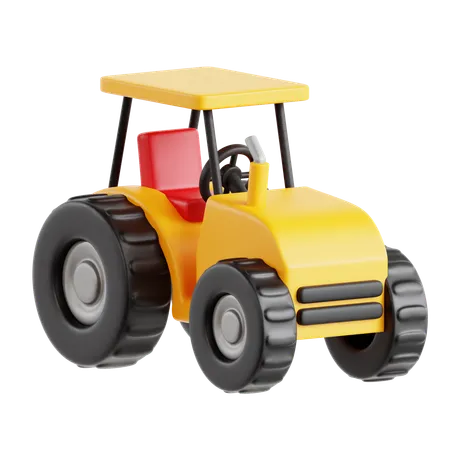 Tracteur  3D Icon