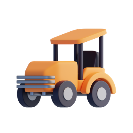 Tracteur  3D Icon