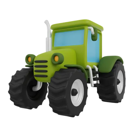 Tracteur  3D Icon