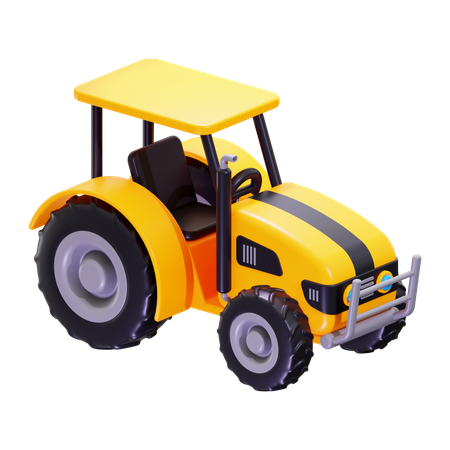 Tracteur  3D Icon