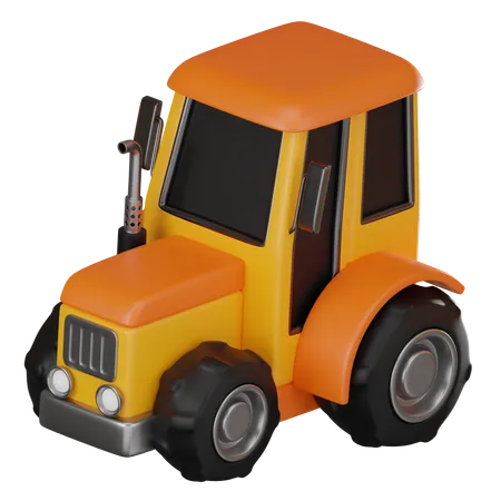 Tracteur  3D Icon