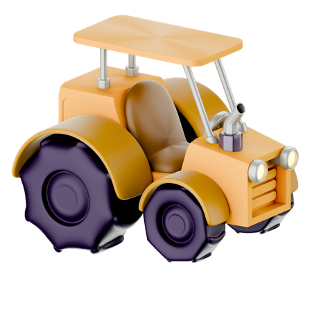 Tracteur  3D Icon