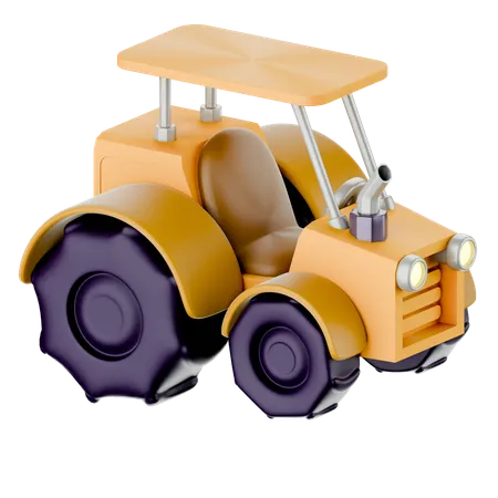 Tracteur  3D Icon