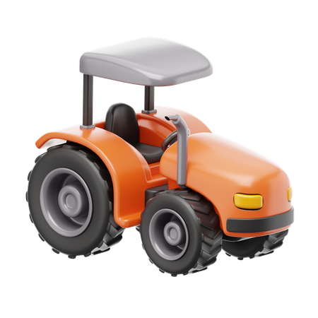 Tracteur  3D Icon