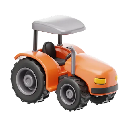 Tracteur  3D Icon