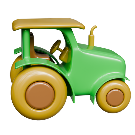 Tracteur  3D Icon