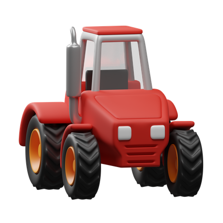 Tracteur  3D Icon