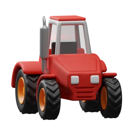 Tracteur  3D Icon