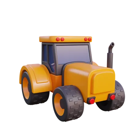 Tracteur  3D Icon