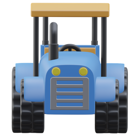 Tracteur  3D Icon