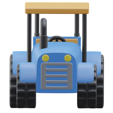 Tracteur  3D Icon