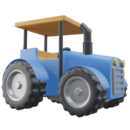 Tracteur  3D Icon