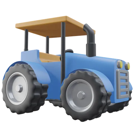 Tracteur  3D Icon