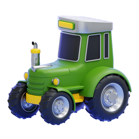 Tracteur  3D Icon