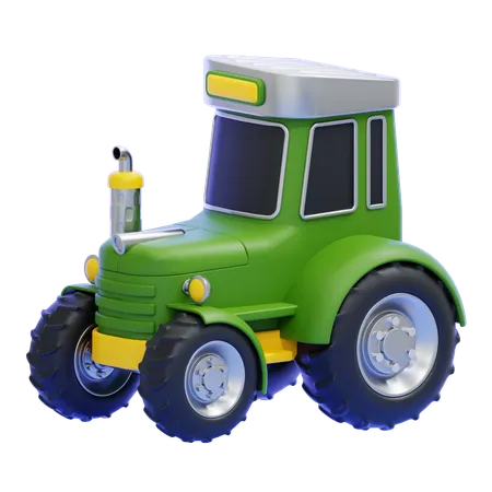 Tracteur  3D Icon