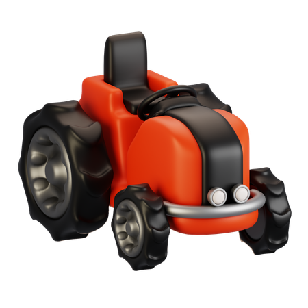 Tracteur  3D Icon