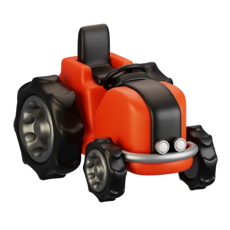 Tracteur  3D Icon