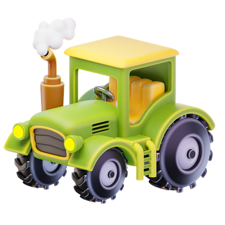 Tracteur  3D Icon