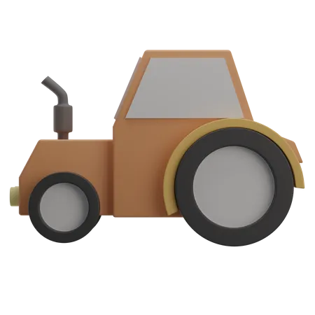 Tracteur  3D Illustration