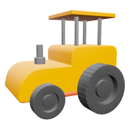 Tracteur  3D Illustration