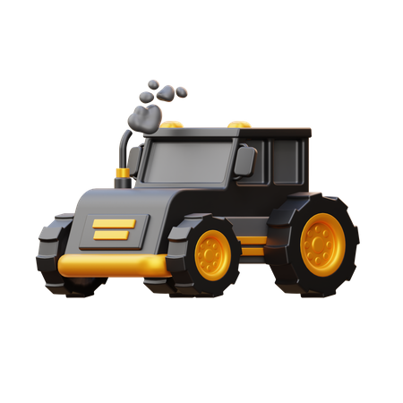 Tracteur  3D Icon