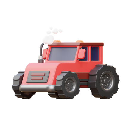 Tracteur  3D Icon