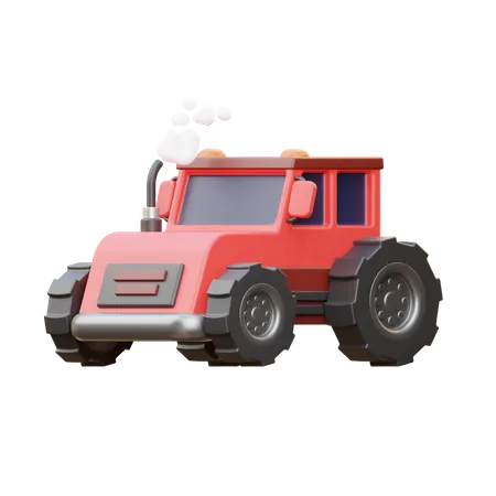 Tracteur  3D Icon