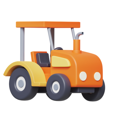 Tracteur  3D Icon
