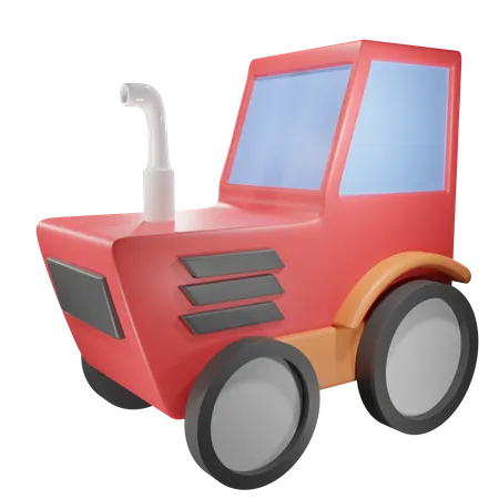 Tracteur  3D Icon