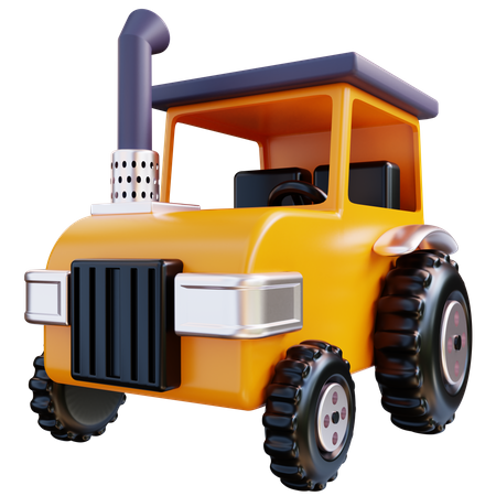 Tracteur  3D Icon