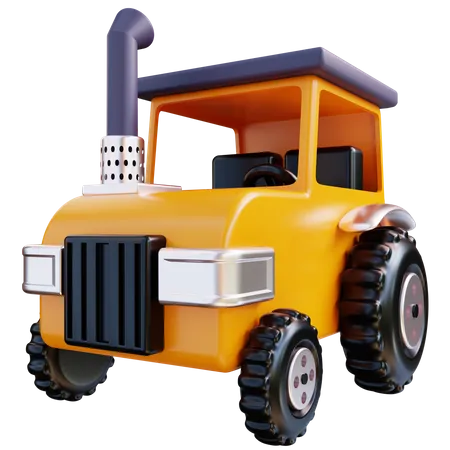 Tracteur  3D Icon