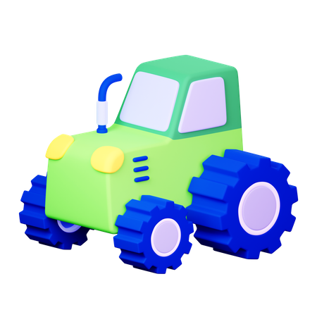 Tracteur  3D Icon