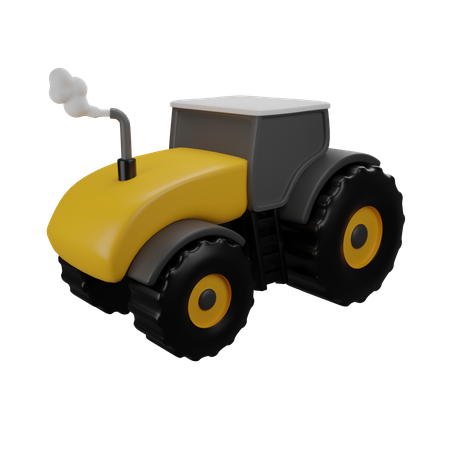 Tracteur  3D Icon