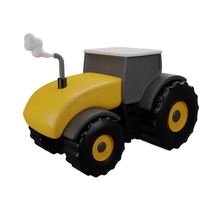 Tracteur  3D Icon