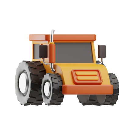 Tracteur  3D Icon