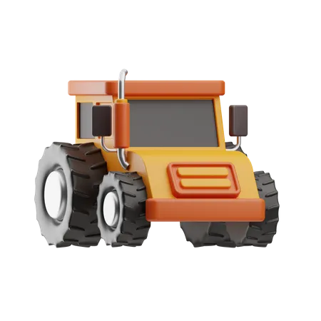 Tracteur  3D Icon