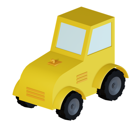 Tracteur  3D Icon