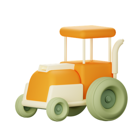 Tracteur  3D Icon