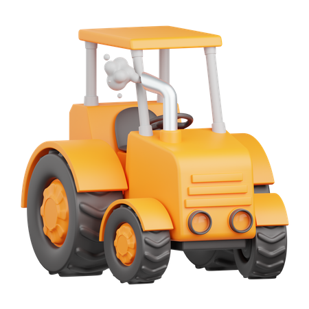 Tracteur  3D Icon