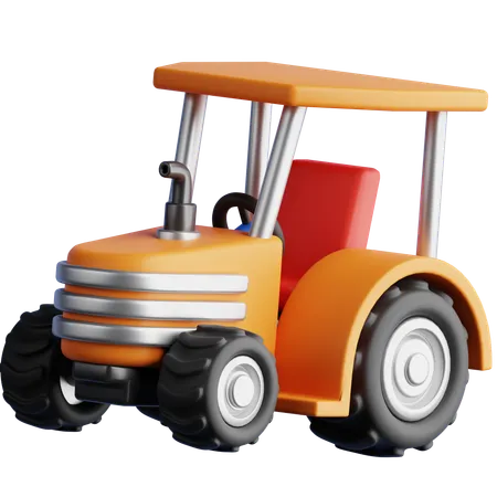 Tractor 3 D Icon 3D Icon