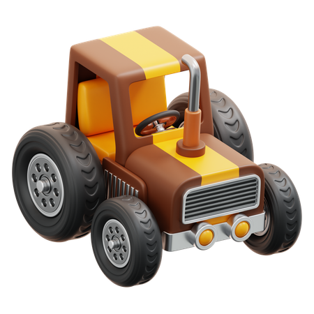 Tractor  3D Icon