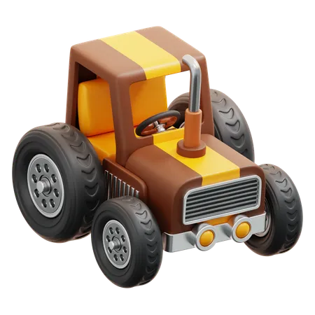 Tractor  3D Icon