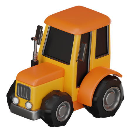 Tractor  3D Icon