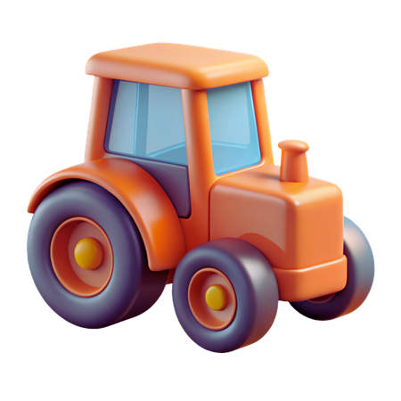 Tractor  3D Icon