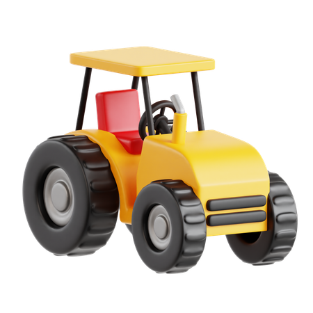 Tractor  3D Icon