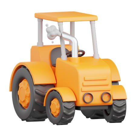 Tractor  3D Icon