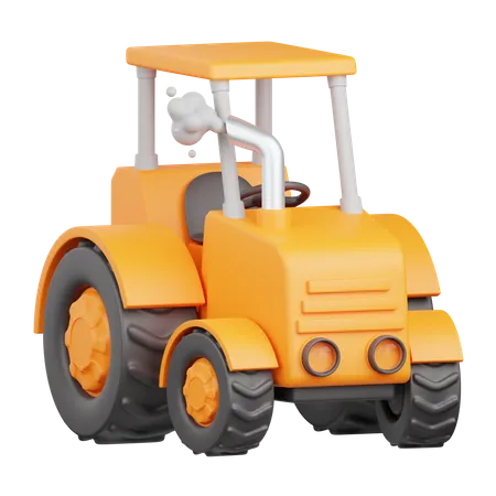 Tractor  3D Icon