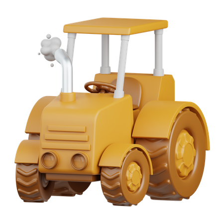 Tractor  3D Icon