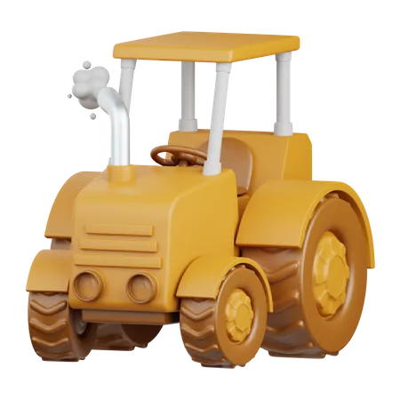 Tractor  3D Icon