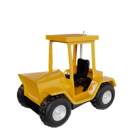 Tractor  3D Icon